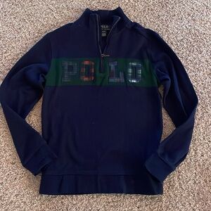 Boys quarter zip Ralph Lauren pullover